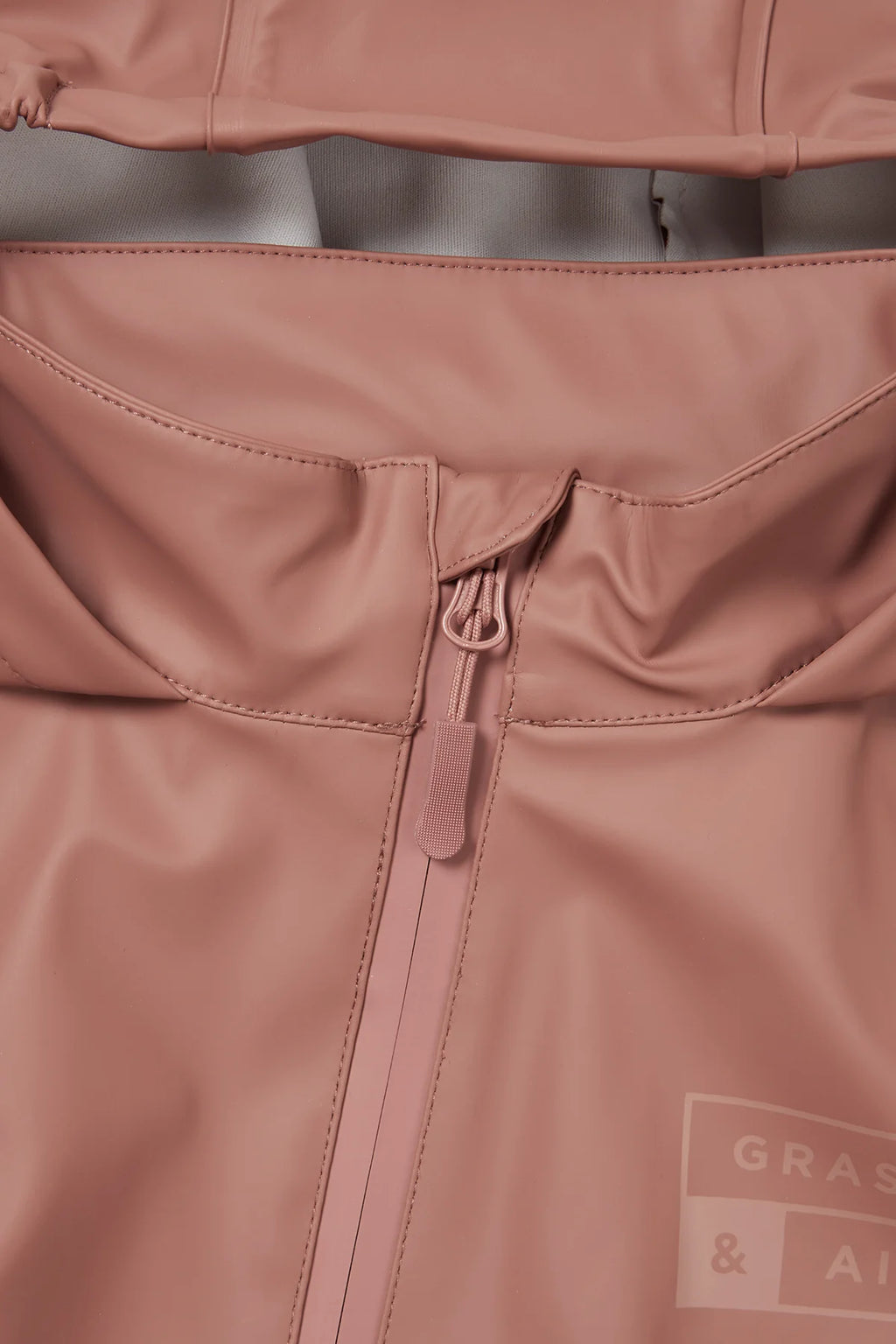Rose Ash Rain Hooded Overall