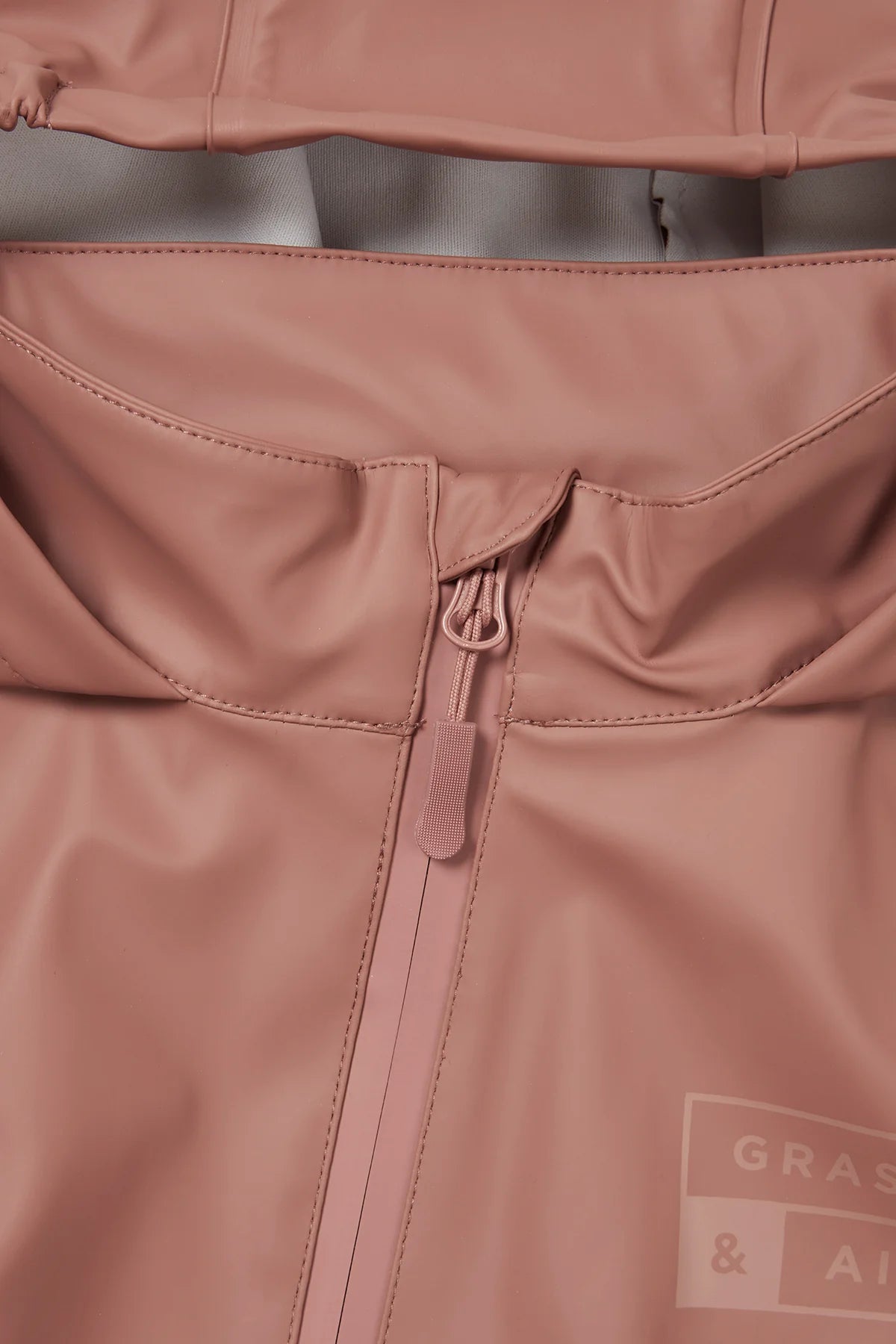 Rose Ash Rain Hooded Overall