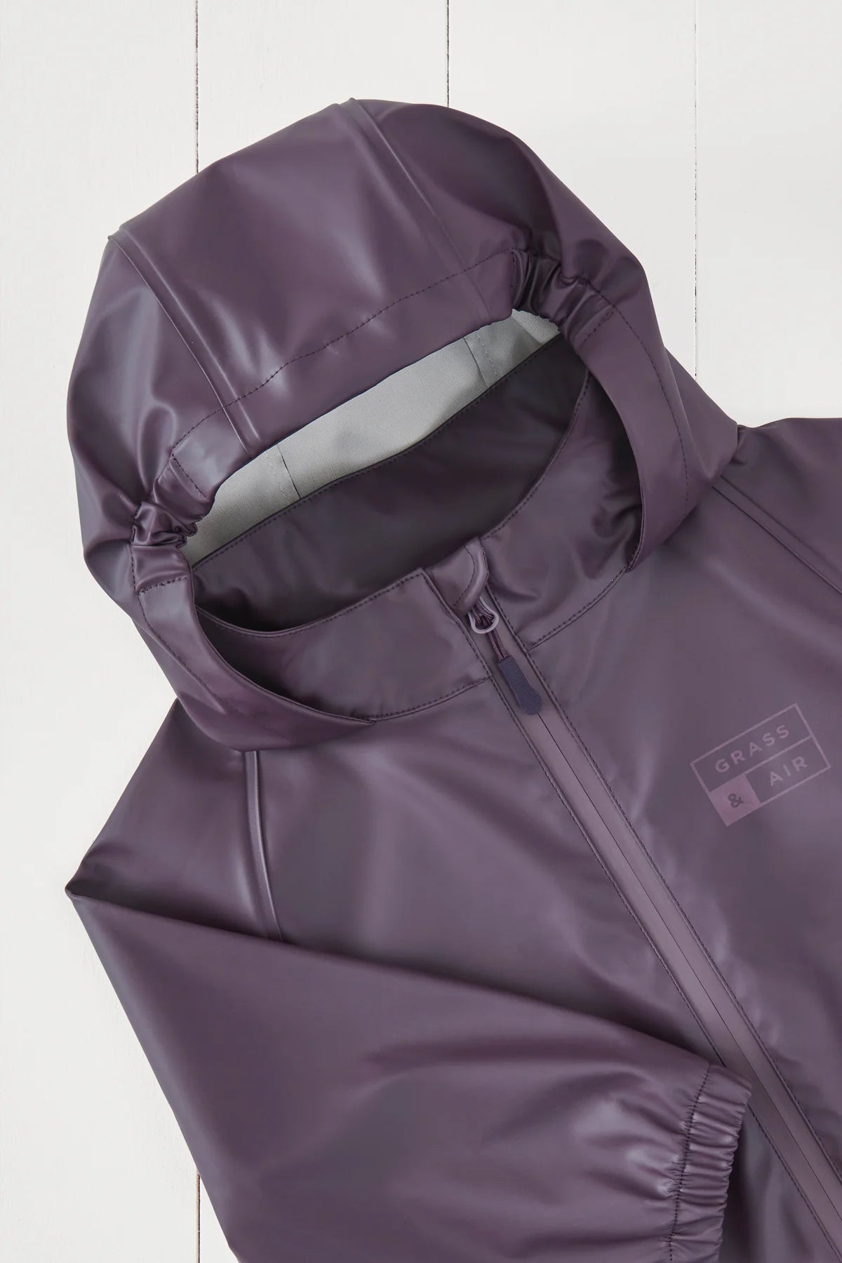 Amethyst Hooded Rain Jacket