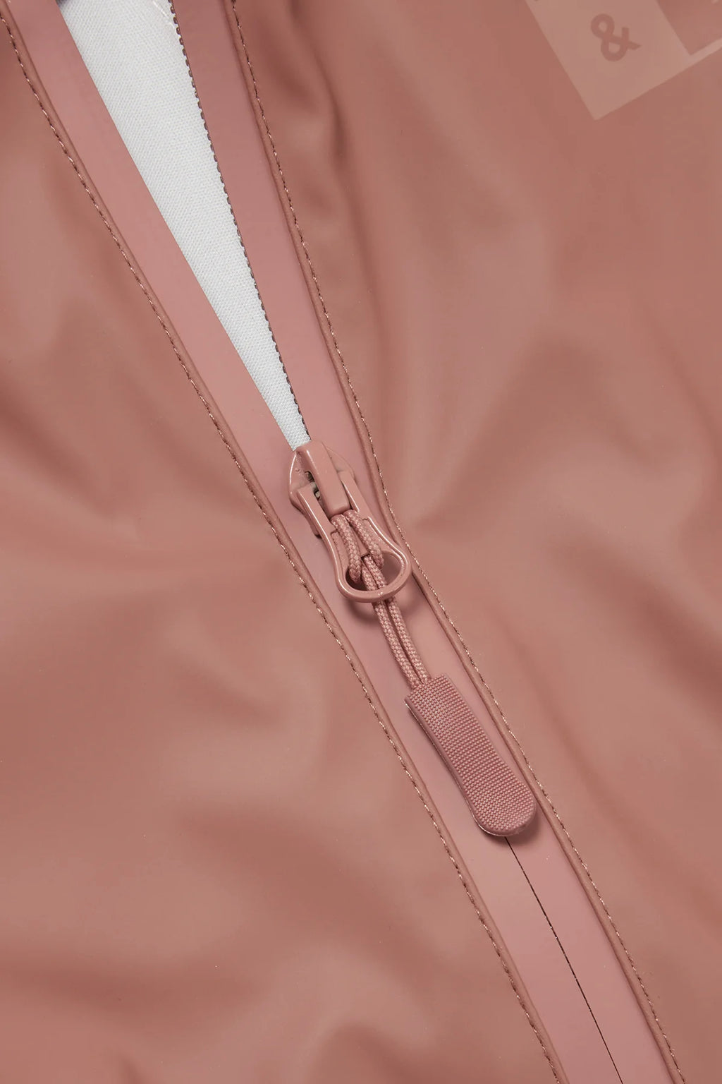 Rose Ash Rain Hooded Overall