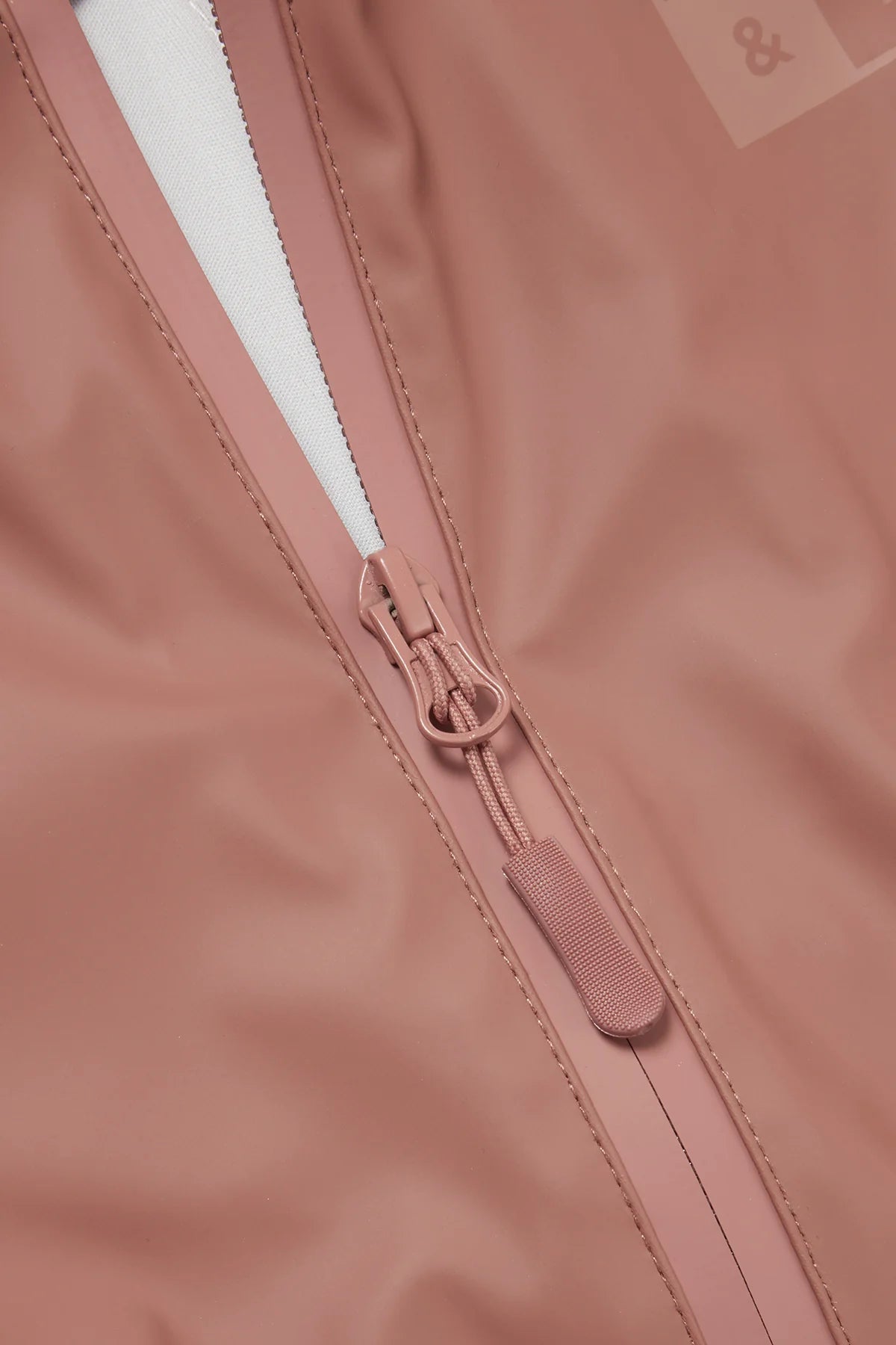 Rose Ash Rain Hooded Overall