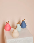 Silicone Pear Cup - blue