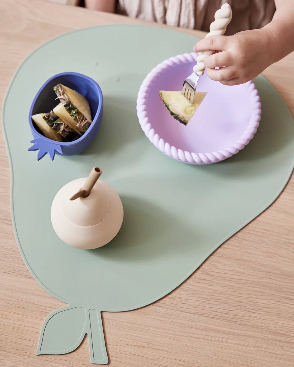 Silicone Pear Cup - Sand