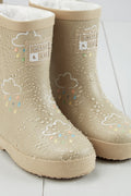 Children's rubber boots sand