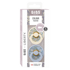 BIBS x Liberty Pacifiers 2pcs. Eloise Blush - dusty blue
