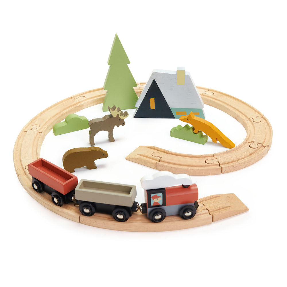 Wooden train