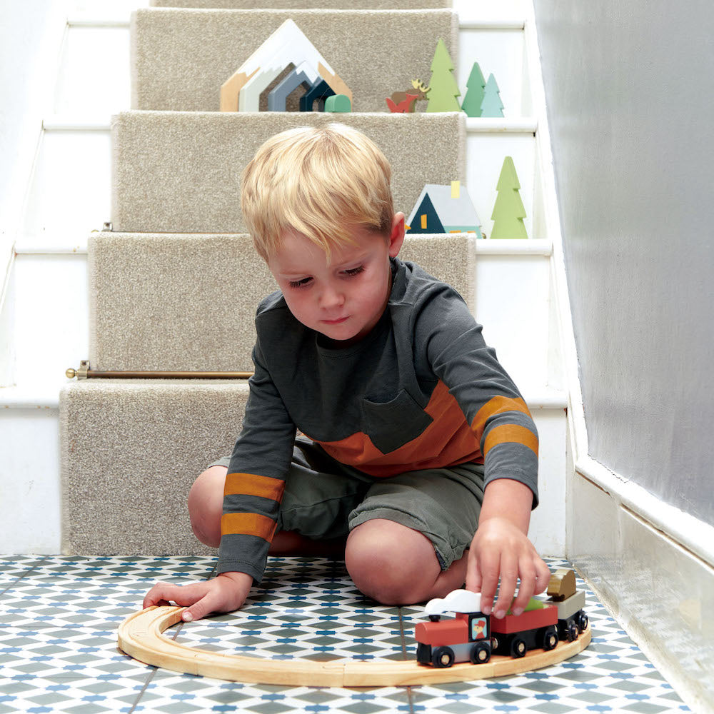 Wooden train
