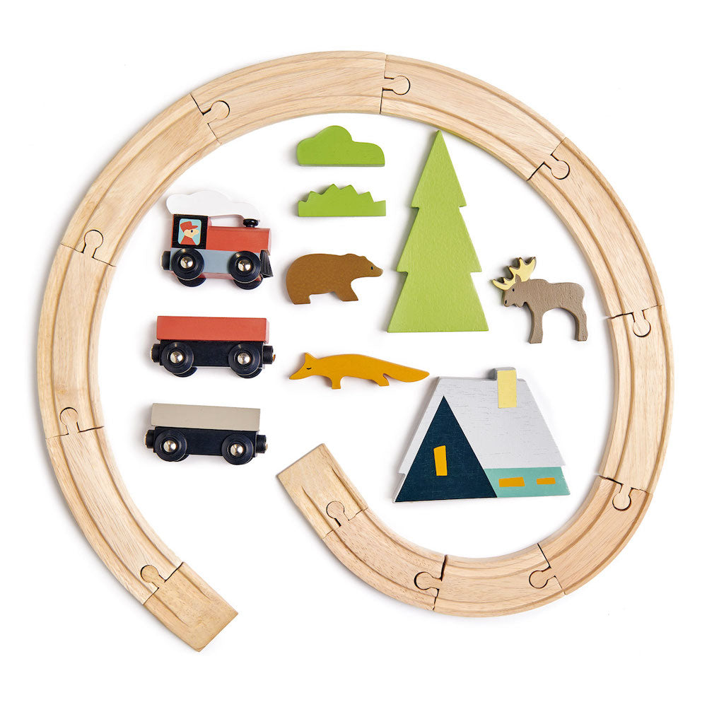 Wooden train