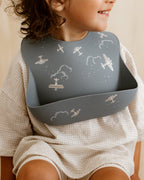 Silicone bib aviator
