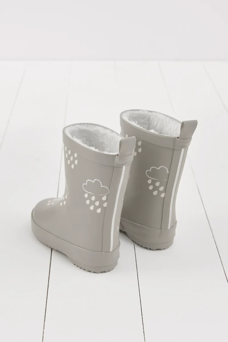 Kids' amethyst rubber boots
