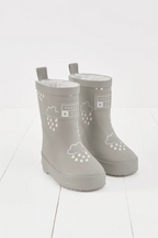 Kids' amethyst rubber boots