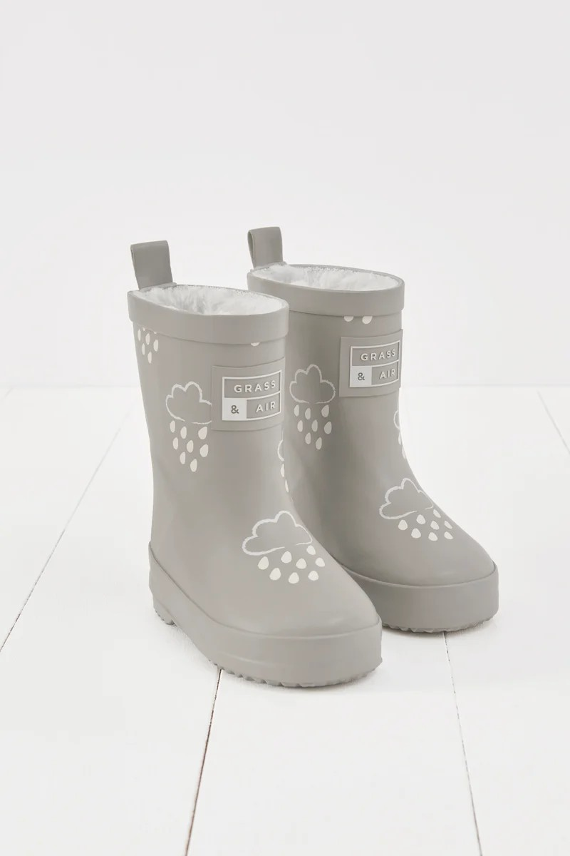 Kids' amethyst rubber boots